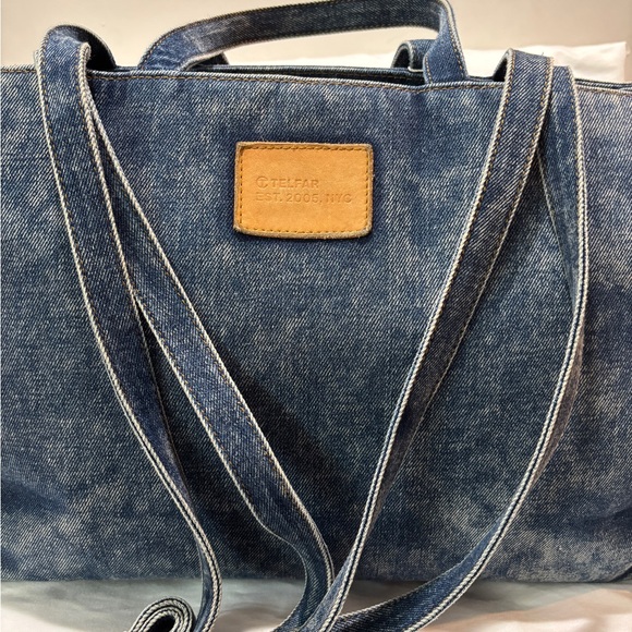 Medium Telfar Denim Luxurious Shopper - Picture 2 of 5